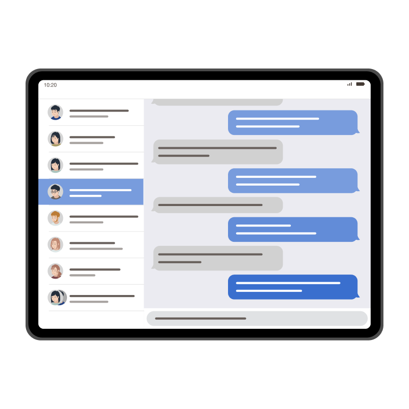 通話録音管理画面